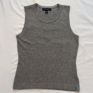 Banana Republic Gray Sleeveless Knit Tank Top